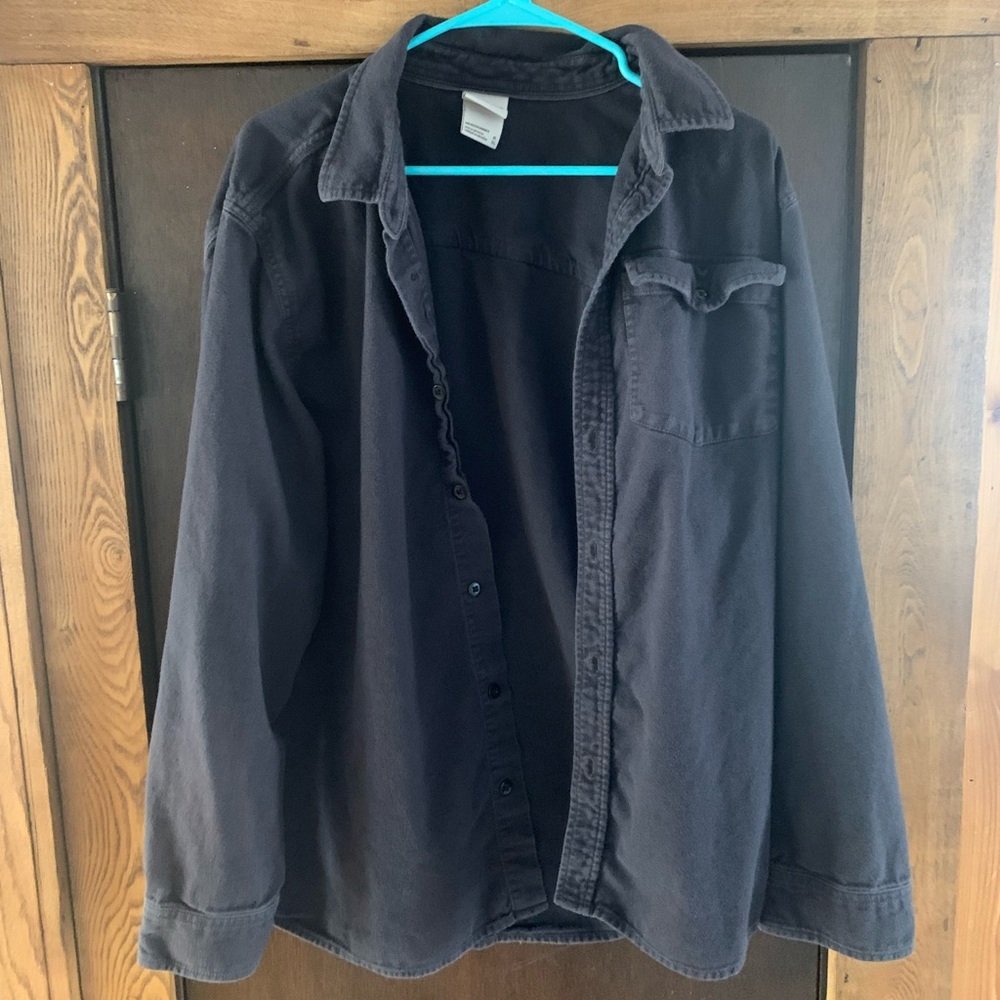 The North Face Black Flannel - Mens Extra Large XL